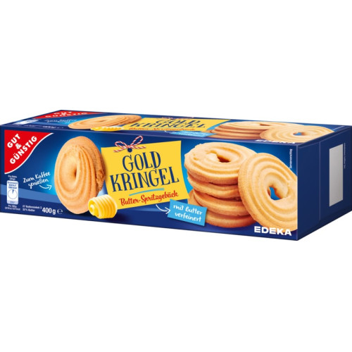 G&G Gold Kringel Butter Spritzgeback küpsised 400g | Multum