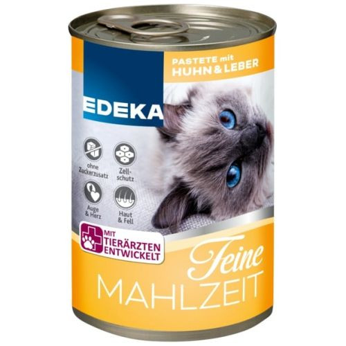 Edeka Feine Mahlzeit kasside konserv kana ja maksaga 400g | Multum