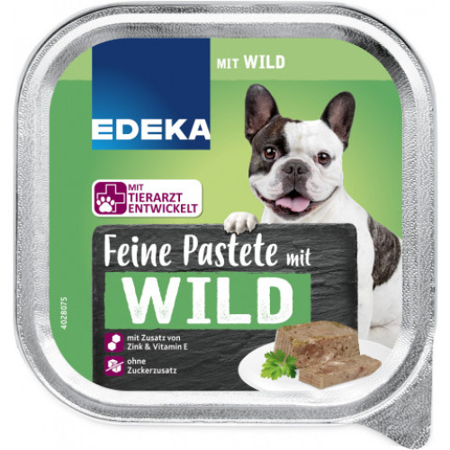 Edeka Herzhafte Bisseni pasteed koertele ulukilihaga 300g | Multum