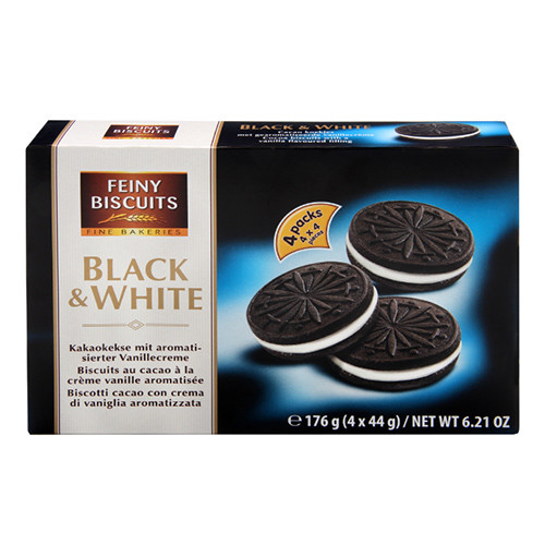 Feiny Biscuits kakaopõhised küpsised vaniljemaitselise täidisega 4x44g | Multum