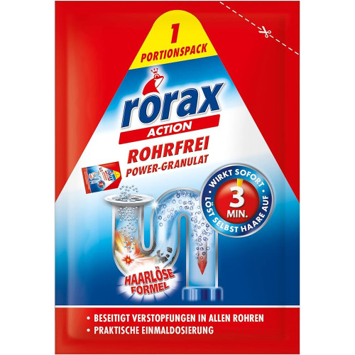 Rorax Rohrfrei graanulid torude puhastamiseks x60g | Multum