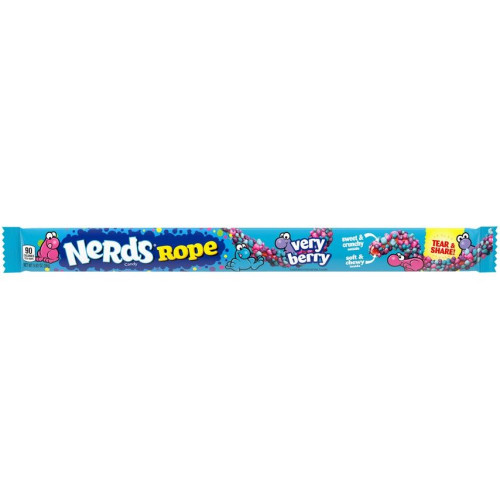 Metsamarja maitsega Nerds Rope kommid 26g | Multum