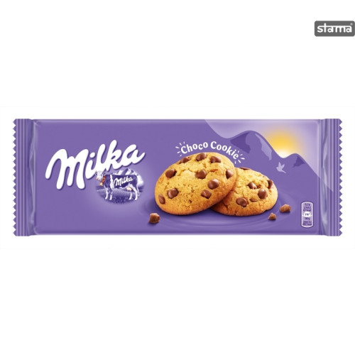 Milka Cookies Šokolaadiküpsised šokolaaditükkidega 135g | Multum