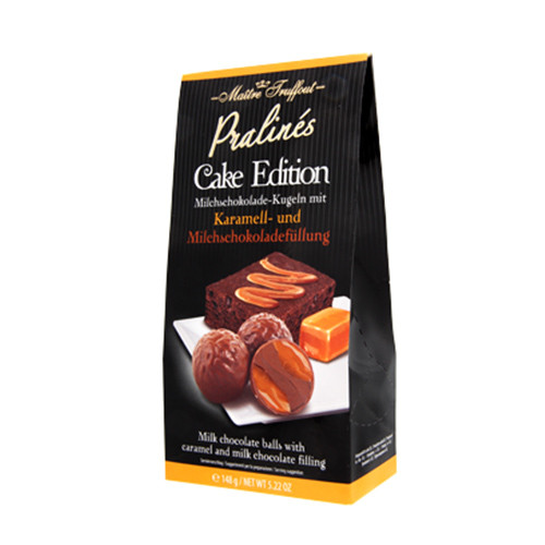 Maitre Truffout Pralines Cake Edition karamelli- ja piimašokolaadipallid 148g | Multum
