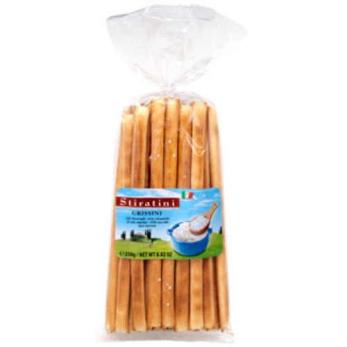 Stiratini Grissini saiapulgad meresoolaga 250g | Multum