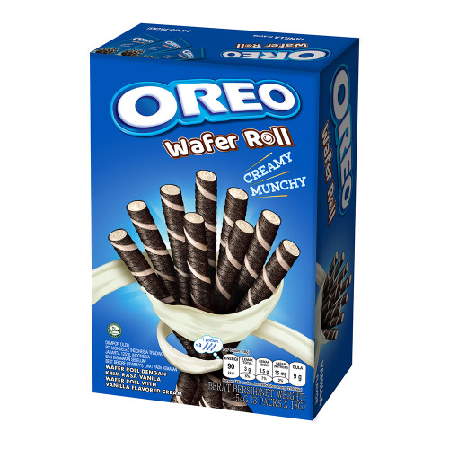 Oreo vahvlirullid vaniljekreemiga 54g | Multum