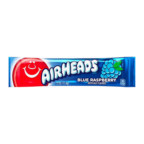 Airheads Blue vaarikas närimiskommid viinamarjamaitsega 15,6g | Multum