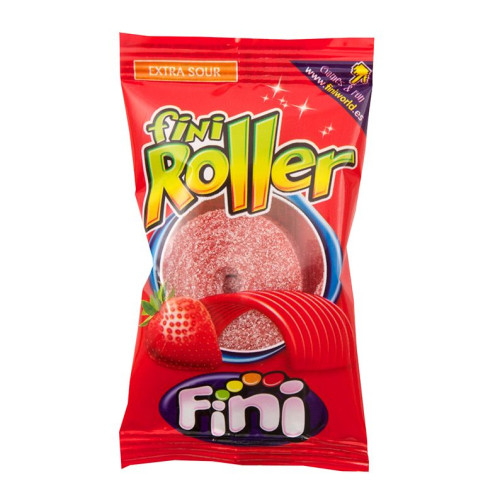 FINI ROLLER STRAWBERRY maasikamaitseline tarretiskomm 25g | Multum