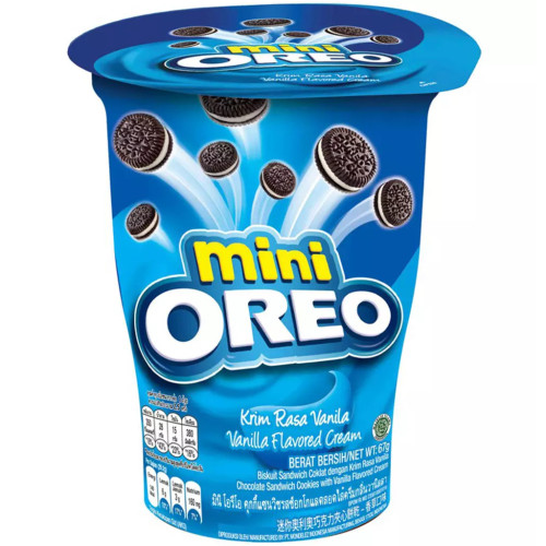 OREO MINI VANILLA küpsised vaniljekreemi maitsega 67g | Multum