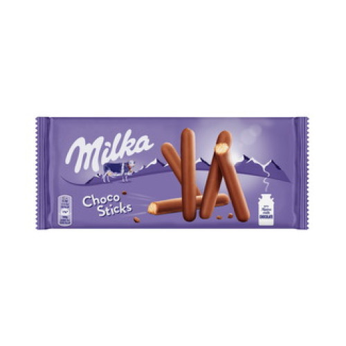 Milka küpsisepulgad piimašokolaadiglasuuriga 112g | Multum