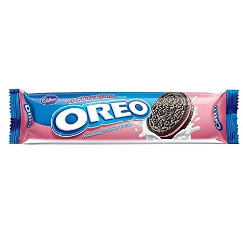 OREO STRAWBERRY CREME küpsised maasikakreemi täidisega 137g | Multum