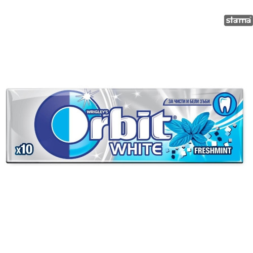 Närimiskumm Orbit White Freshmint 14g | Multum