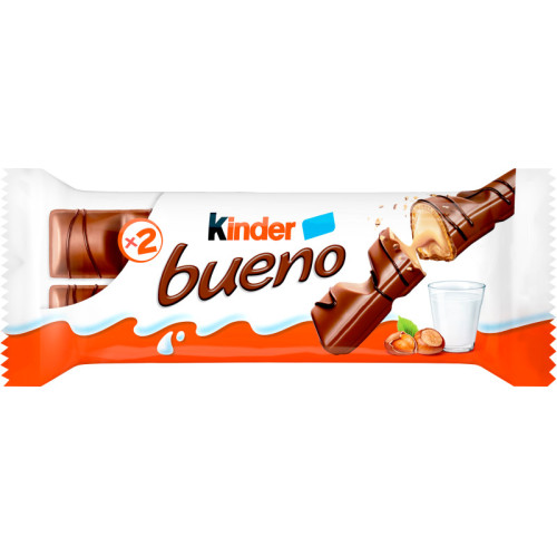 Ferrero Kinder Bueno piimašokolaaditahvel 43g | Multum