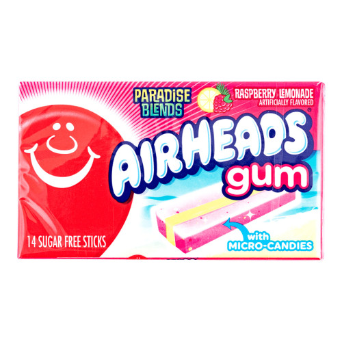 Airheads Gum Paradise Blends Raspberry närimiskumm sidruni ja vaarika maitsega, 34 g | Multum