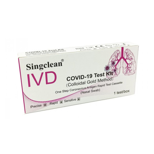 Antigeeni kiirtest nina kaudu COVID-19 tuvastamiseks, Singclean - SARS-CoV-2 - 1 tk. (CE1434) | Multum