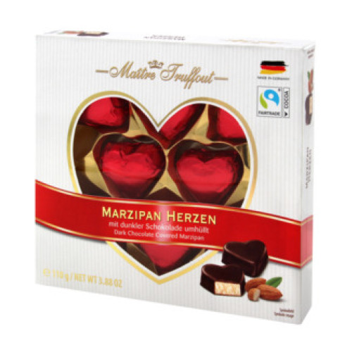 Maitre truffouti martsipanisüdamed 110g | Multum