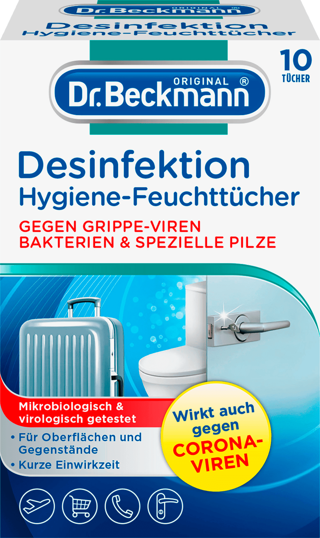 dr. Beckmann Desinfektion desinfektsioonilapid x10 | Multum