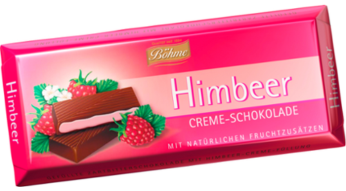 Bohme tume šokolaad vaarikakreemi täidisega 100g | Multum